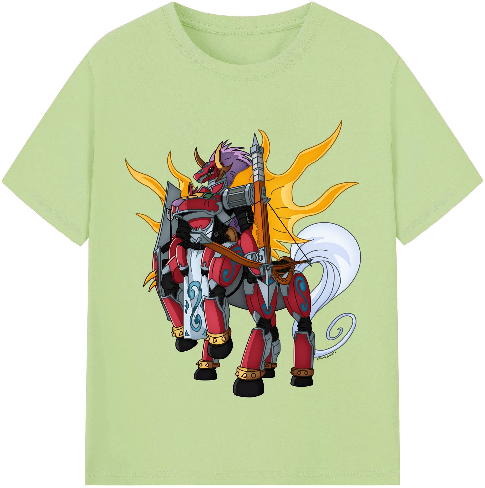 （画像用） Digimon デジタルモンスター/デジモン 綿100％半袖Tシャツ（フロントプリント）